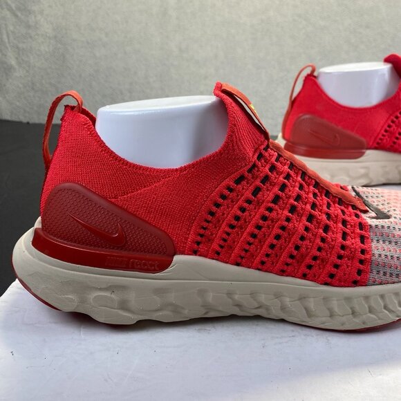 Nike Phantom React Flyknit Shoes Mens Size 10 Slip On Running DV2145-600 - Picture 11 of 15